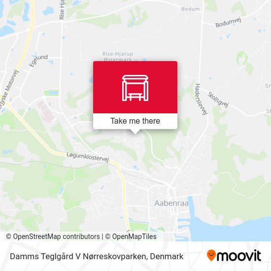 Damms Teglgård V Nørreskovparken map