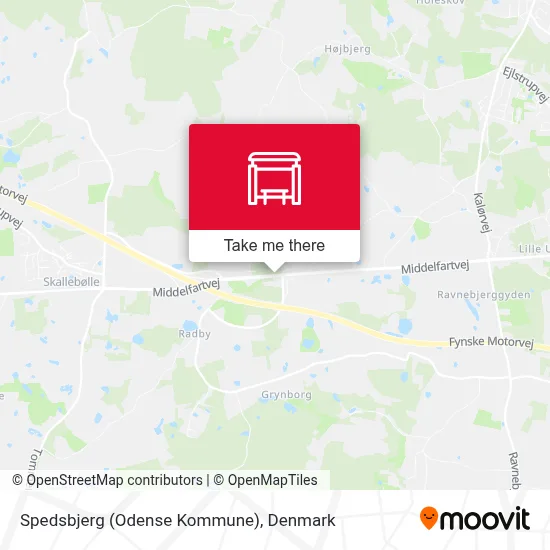Spedsbjerg (Odense Kommune) map