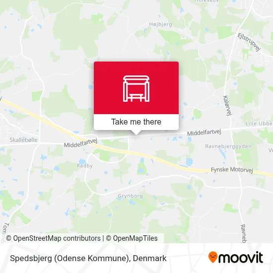 Spedsbjerg (Odense Kommune) map