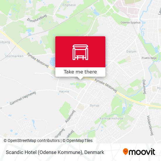 Scandic Hotel (Odense Kommune) map