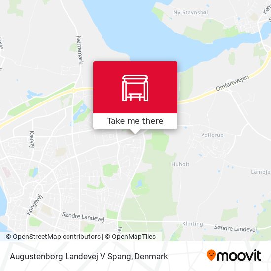 Augustenborg Landevej V Spang map