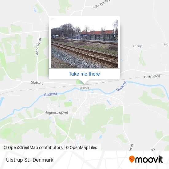 Ulstrup St. map