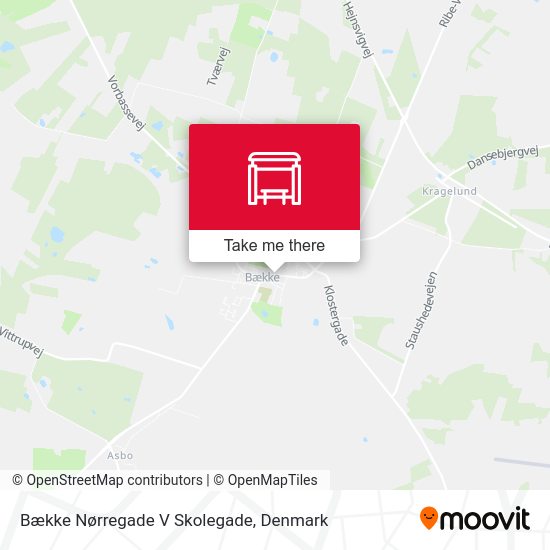 Bække Nørregade V Skolegade map