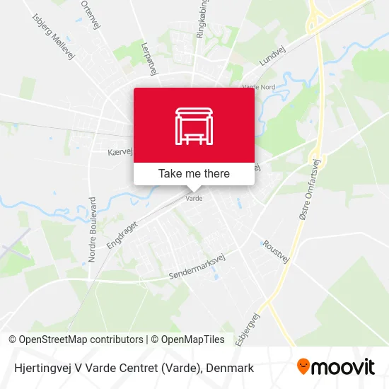 Hjertingvej V Varde Centret map