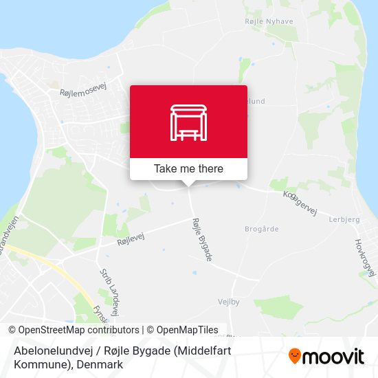 Abelonelundvej / Røjle Bygade (Middelfart Kommune) map