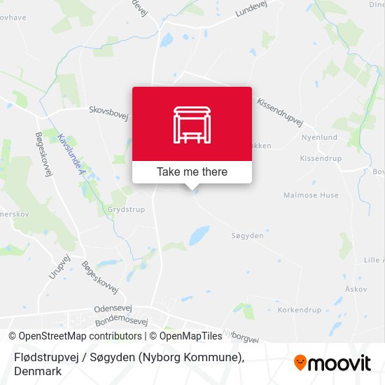 Flødstrupvej / Søgyden (Nyborg Kommune) map