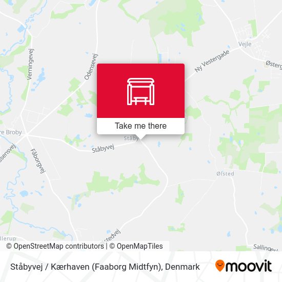 Ståbyvej / Kærhaven (Faaborg Midtfyn) map