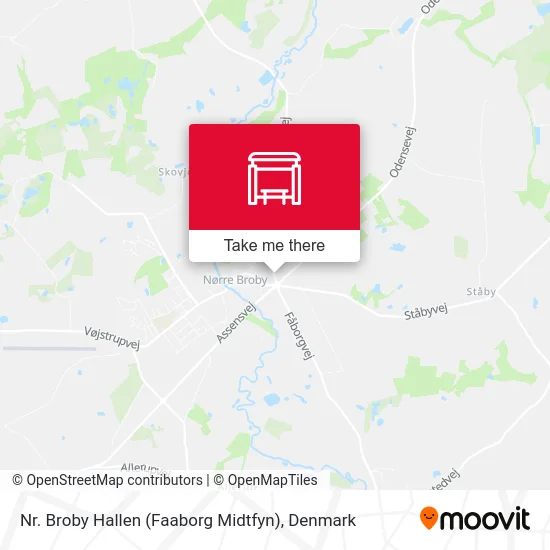 Nr. Broby Hallen (Faaborg Midtfyn) map