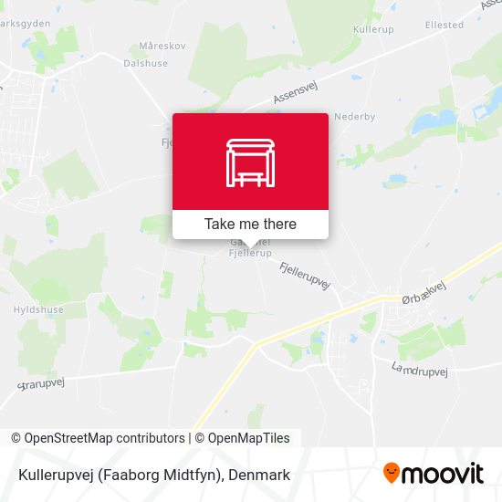 Kullerupvej (Faaborg Midtfyn) map