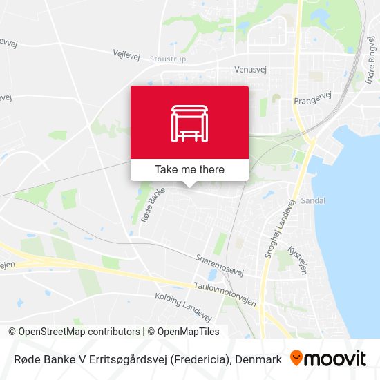 Røde Banke V Erritsøgårdsvej (Fredericia) map