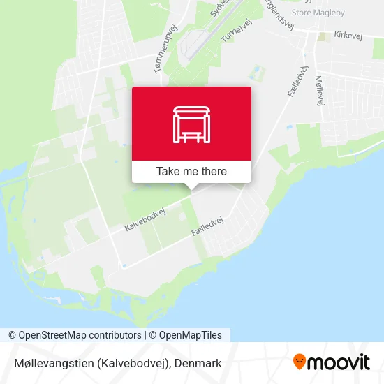 Møllevangstien (Kalvebodvej) map