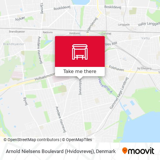 Arnold Nielsens Boulevard (Hvidovrevej) map