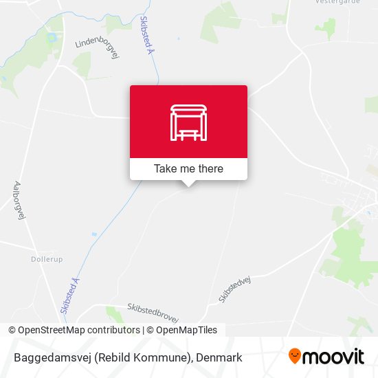 Baggedamsvej (Rebild Kommune) map