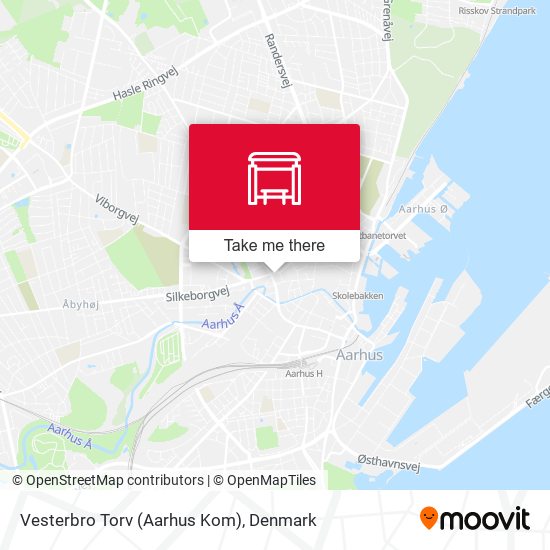 Vesterbro Torv (Aarhus Kom) map