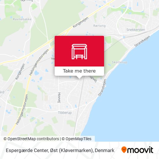 Espergærde Center, Øst (Kløvermarken) map