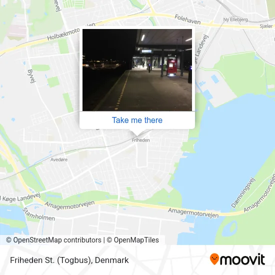 Friheden St. (Togbus) map