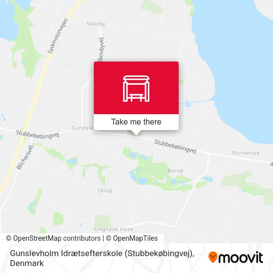 Gunslevholm Idrætsefterskole (Stubbekøbingvej) map