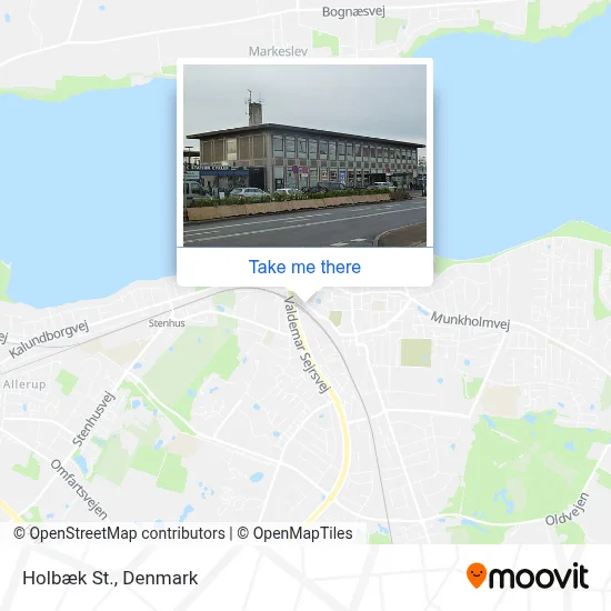 Holbæk St. map