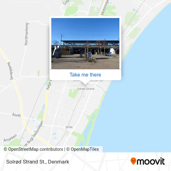 Solrød Strand St. map