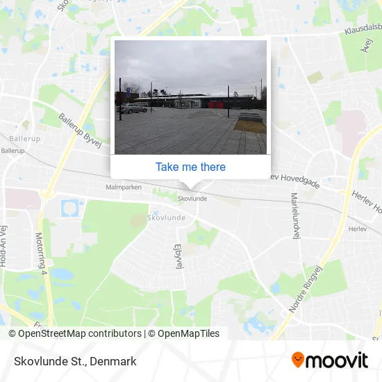 Skovlunde St. map