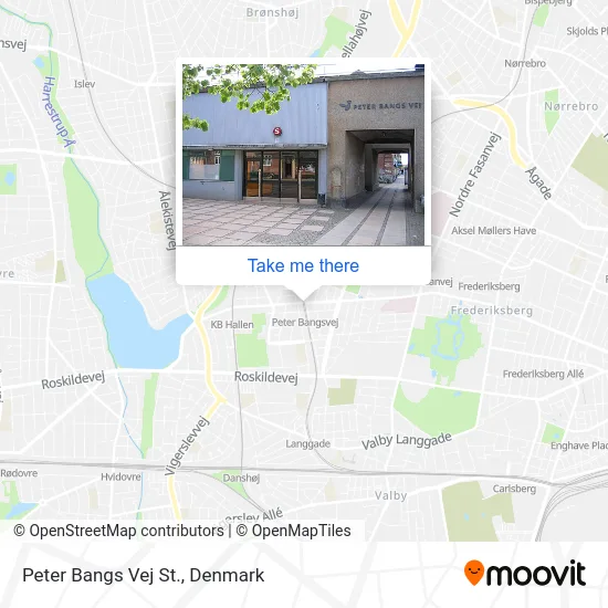 Peter Bangs Vej St. map
