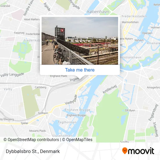 Dybbølsbro St. map