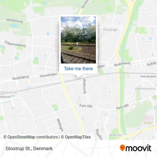 Glostrup St. map