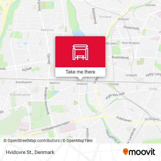 How to get Hvidovre St. in by Bus, Train or