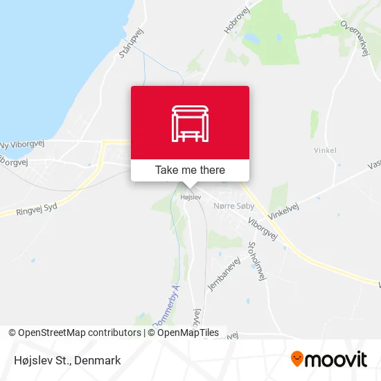 Højslev St. map