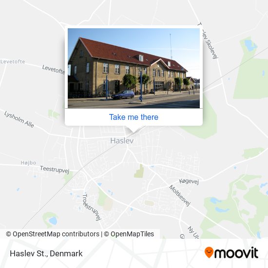 Haslev St. map
