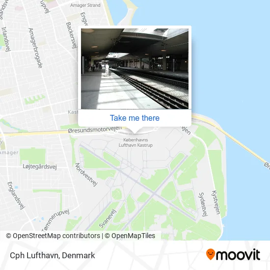 Cph Lufthavn map