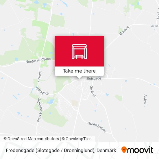 Fredensgade (Slotsgade / Dronninglund) map