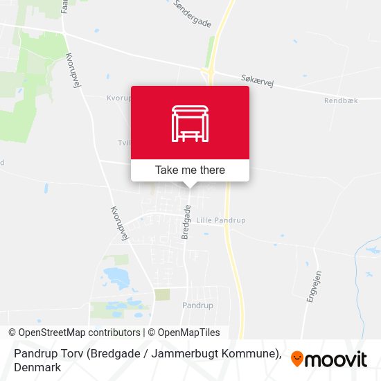 Pandrup Torv (Bredgade / Jammerbugt Kommune) map