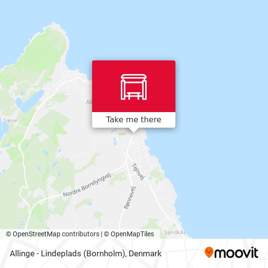 Allinge - Lindeplads (Bornholm) map