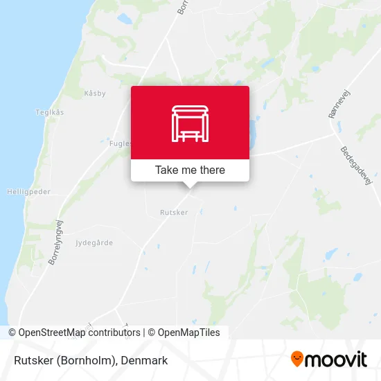 Rutsker (Bornholm) map