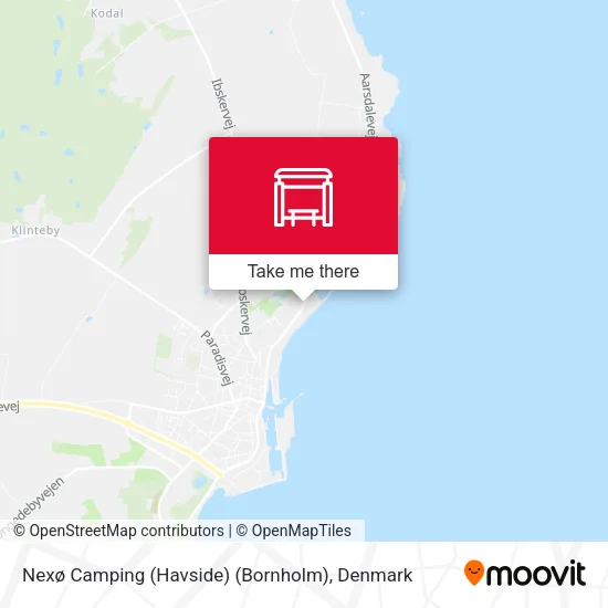 Nexø Camping (Havside) (Bornholm) map