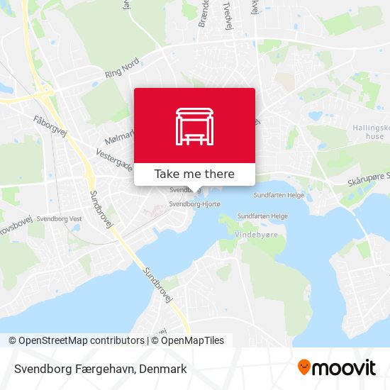 Svendborg Færgehavn map