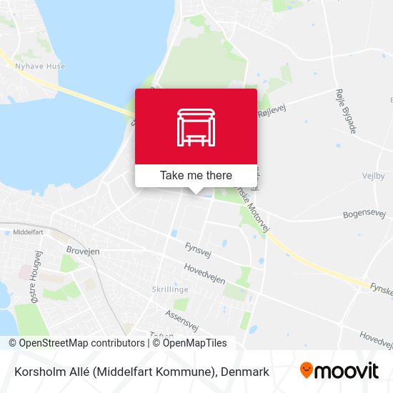 Korsholm Allé (Middelfart Kommune) map