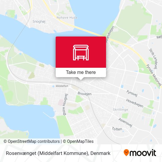 Rosenvænget (Middelfart Kommune) map