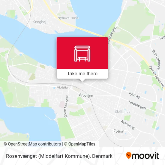 Rosenvænget (Middelfart Kommune) map