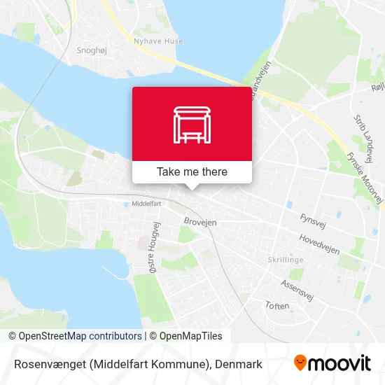 Rosenvænget (Middelfart Kommune) map