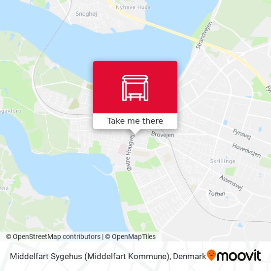 Middelfart Sygehus (Middelfart Kommune) map