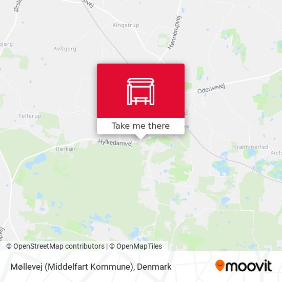 Møllevej (Middelfart Kommune) map