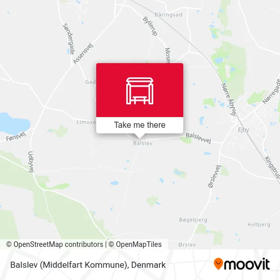 Balslev (Middelfart Kommune) map
