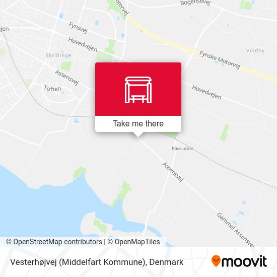 Vesterhøjvej (Middelfart Kommune) map