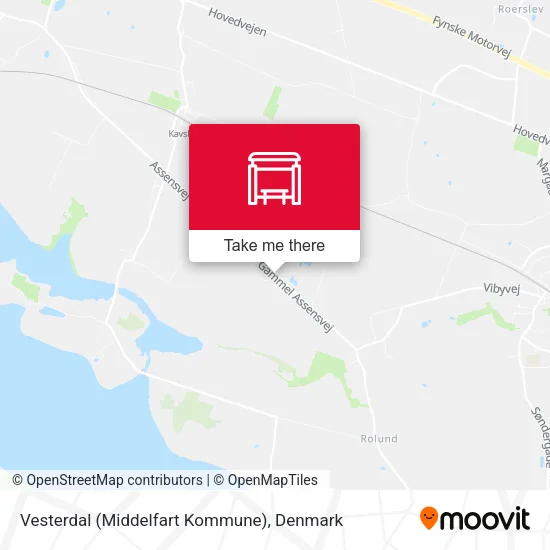 Vesterdal (Middelfart Kommune) map