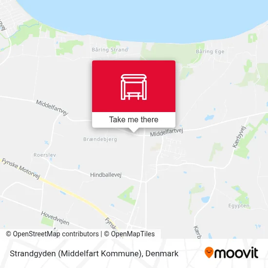 Strandgyden (Middelfart Kommune) map