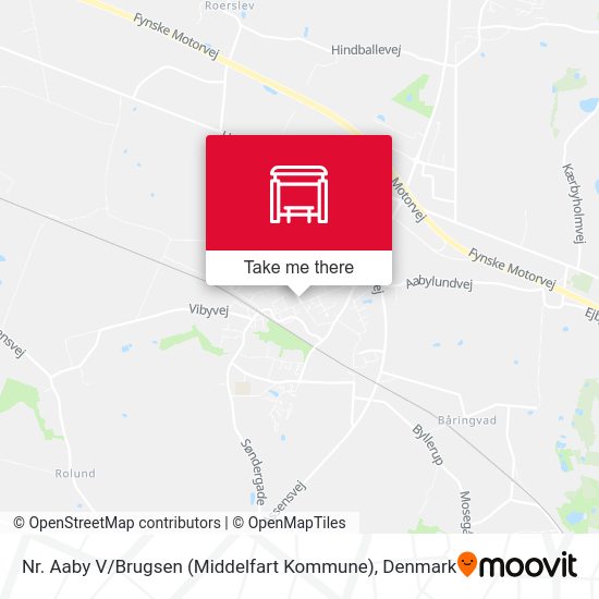 Nr. Aaby V / Brugsen (Middelfart Kommune) map