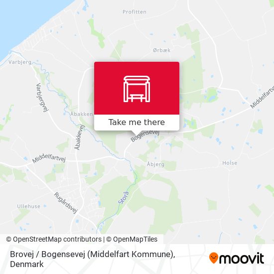 Brovej / Bogensevej (Middelfart Kommune) map