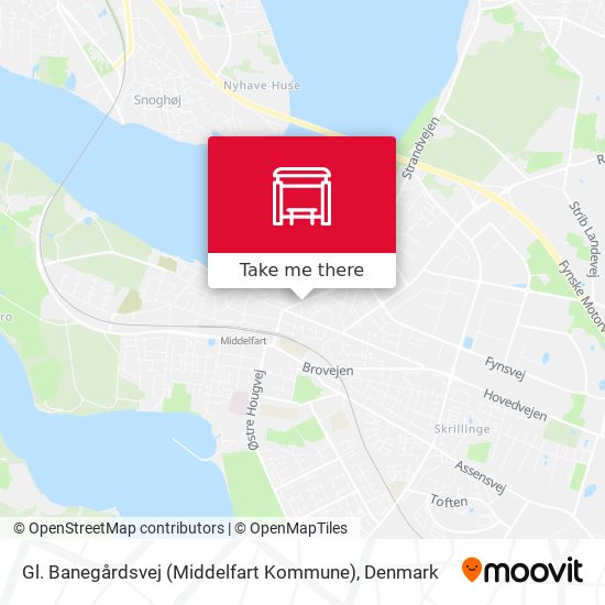 Gl. Banegårdsvej (Middelfart Kommune) map